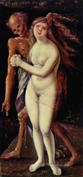 Hans Baldung Grien Death and the Maiden Oil Paintings